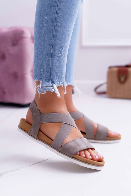 Dámske sandále s Khaki Itako