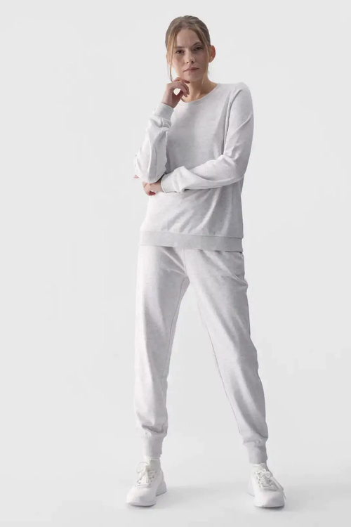 Dámske Teplákové Nohavice Joggery 4F Šedé 4FWMM00TTROF0945-27M