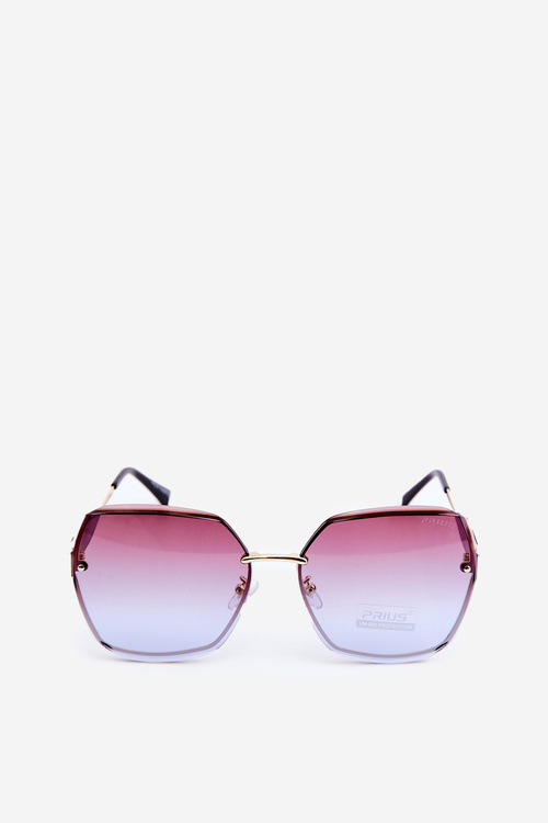 Dámské sluneční brýle s odstíněnými skly UV400 hnědé