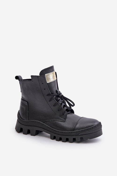 Zazoo 2831 Dámske Topánky Z Prírodnej Kože Čierne