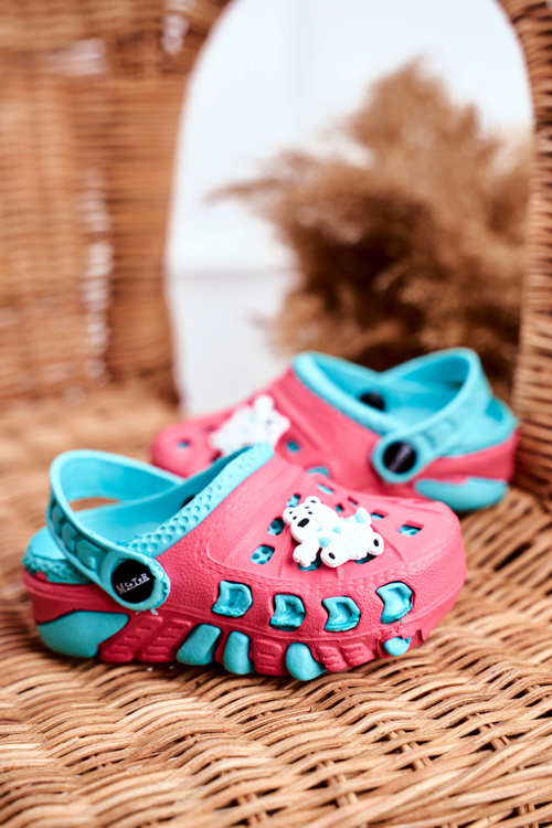 Dětské žabky Pěnové Kroks červený Lední Medvěd Oddie