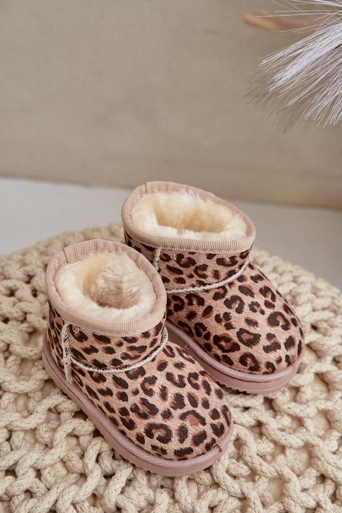 Dětské zimní boty s polstrováním Bežové Nallita