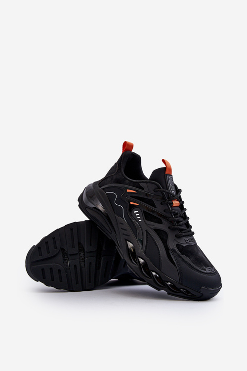 Športové tenisky pre mužov HI-POLY SYSTEM Big Star NN174382 Čierne