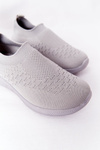 Dětská Sportovní Obuv Slip-On Šedé School Trip