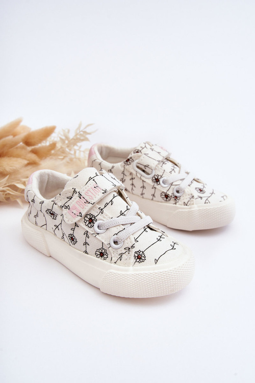 Veľká hviezda JJ374102 tenisky bieleho materiálu