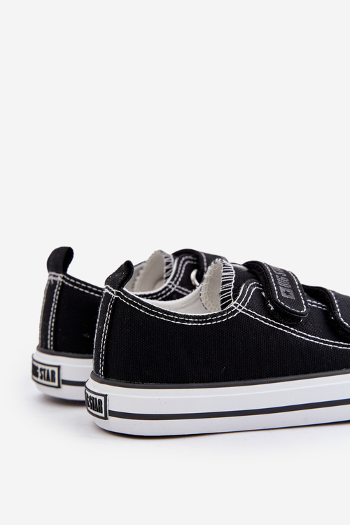 Dětské Tenisky Na Suchý Zip Big Star OO374008 Černé