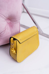 Dámská Taška Přes Rameno Malá Zlaté Nýty Žlutá