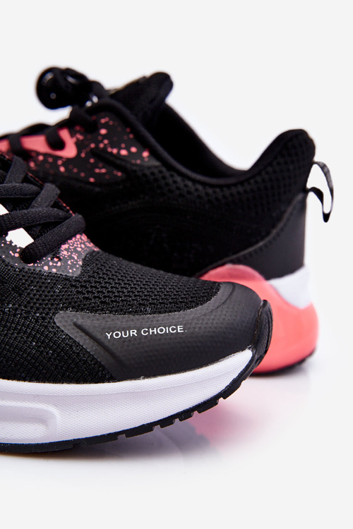 Módne športové topánky pamäťový penový systém Big Star LL274318 Čierna