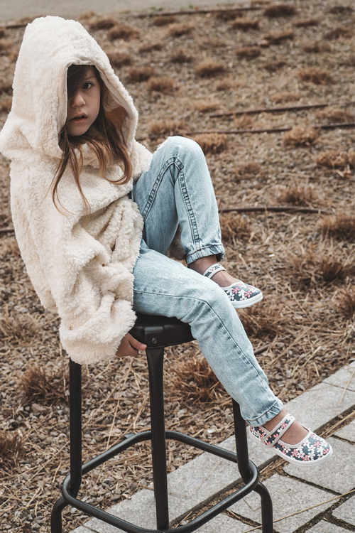 Detské baleríny s námornými kvetmi Noe