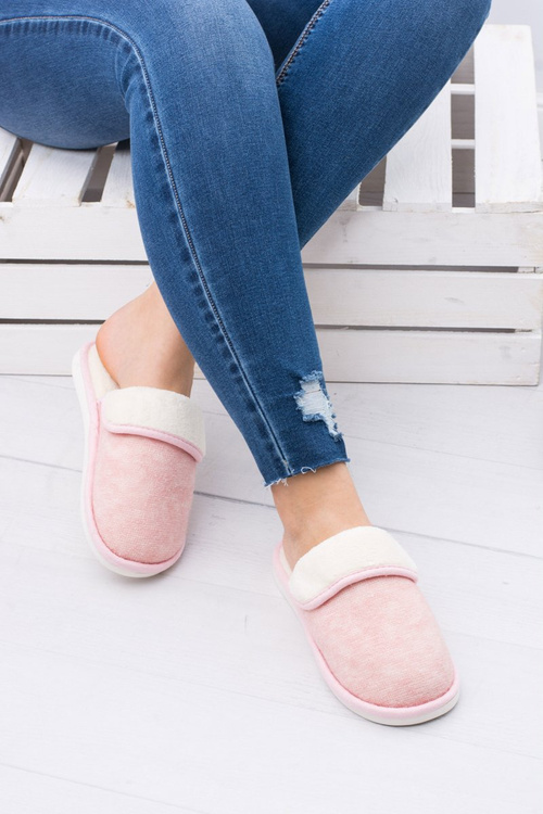 Dámske ružové domáce žabky ospalí