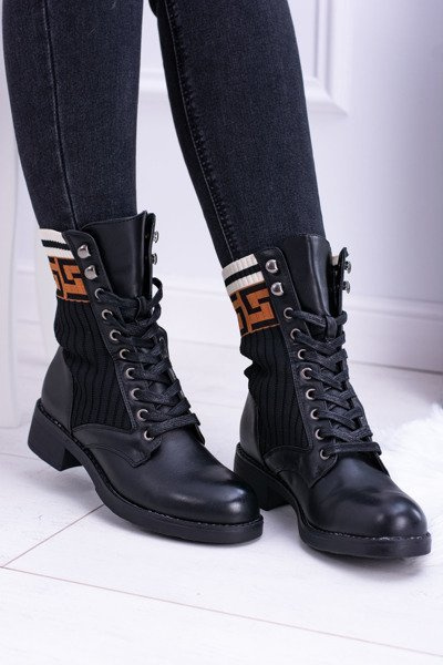 Dámské kotníkové boty černé Herse