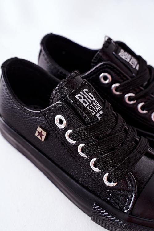 Dětské Kožené Tenisky BIG STAR FF374304 Černé