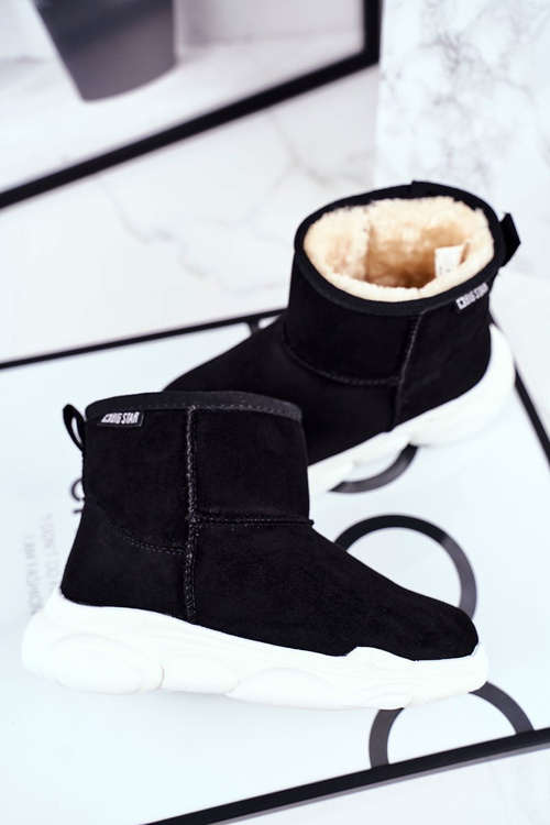 Dětské sněhule Big Star zateplené černé GG374085