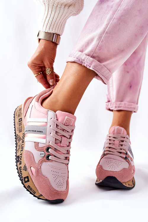 Dámska športová topánka veľká hviezda II274298 Pink