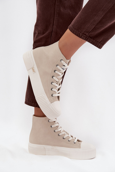 Dámské tenisky Na platformě LEE 50253002.35E ISLA WOMEN MID Béžové