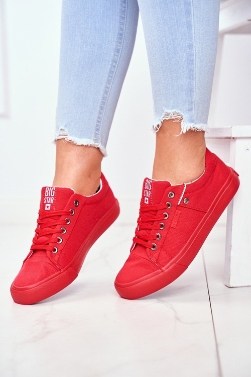 Dámska veľká hviezda Red AA274514 tenisky