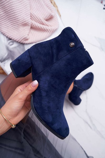 Dámske vysoké podpätky Sergio Leone Navy BT520
