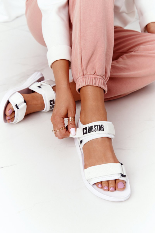 Dámske športové sandále Veľká hviezda HH274A026 biela