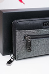 Štýlová dámska čierna šedá peňaženka Nobo