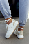 Dámske športové biele a béžové topánky New Haven