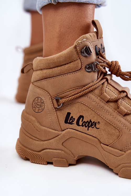 Dámská trekingová obuv Trappers Lee Cooper LCJ-22-31-1442 Hněde