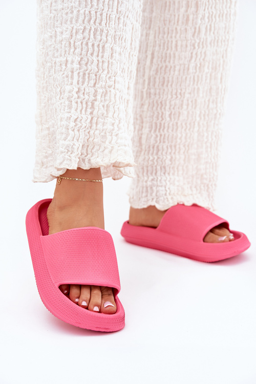 Dámské Lehká Pěnové Pantofle Na Tlusté Podešvi Fuchsie Querceria