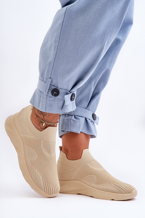 Dámské sportovní slip-on boty beže Claris