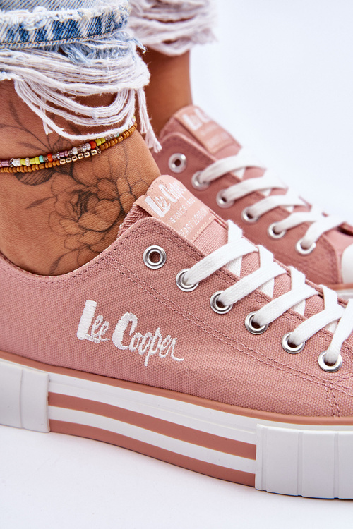 Dámske tenisky na platforme Lee Cooper LCW-23-31-1804L Pink