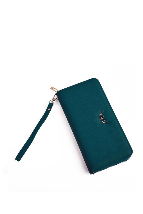 Velká peněženka na zip Modré Hailey