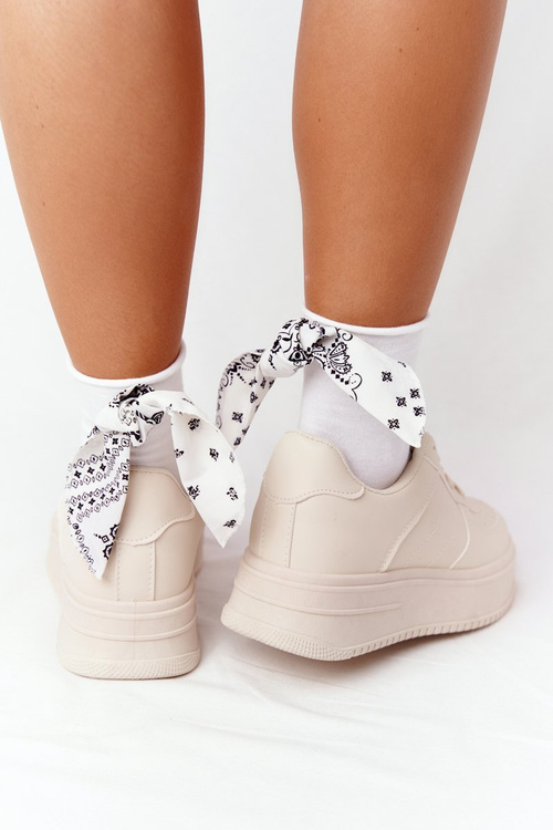 Dámske športové topánky na platforme béžová, to som ja