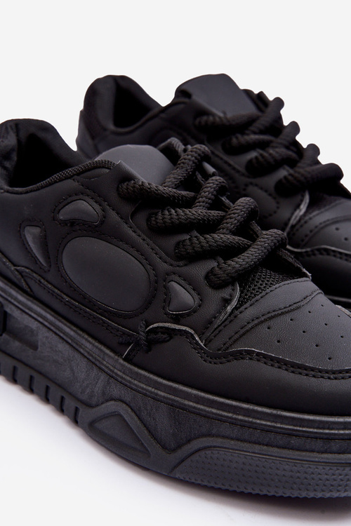 Dámské Platformové Tenisky Černé Finos