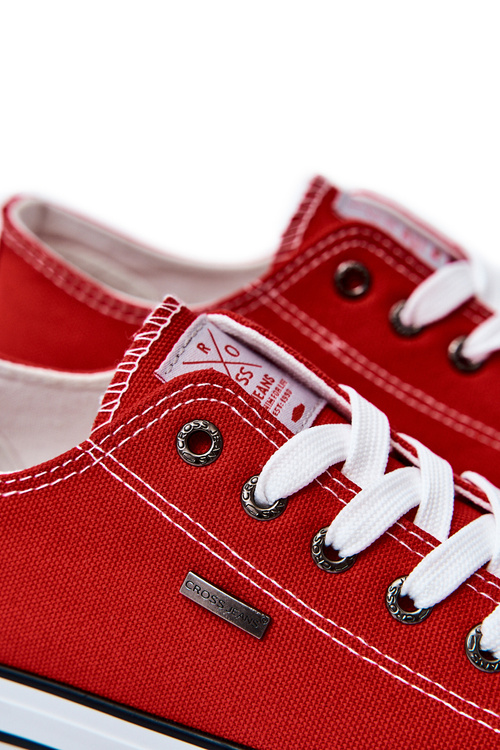 Pánské klasické tenisky Cross Jeans JJ1R4002C červená