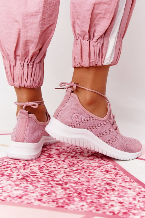 Dámske cvičenie ružové topánky