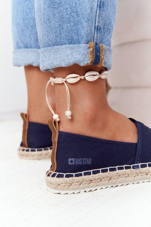 Espadrilles na opletenej podrážke veľkej hviezdy HH274500 Navy Blue