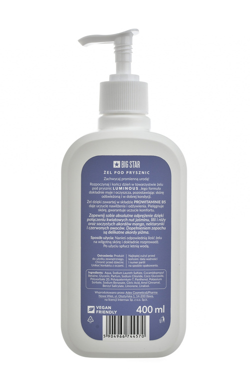 Gel Na Sprchování Luminous Dámský Big Star 400 Ml