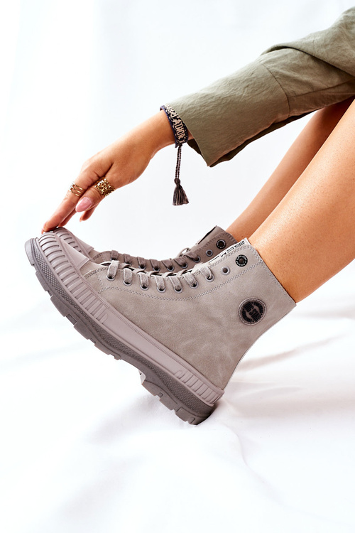 Dámska veľká hviezda II274350 Dámske pasce sivé