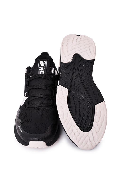 Pánské Sportovní Obuv Memory Foam Big Star HH174236 Černé