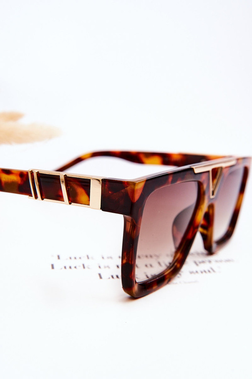 Dámske slnečné okuliare V130037 Leopard Brown