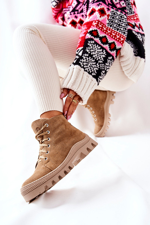 Polstrované Semišové tenisky Boty Camel Madisson