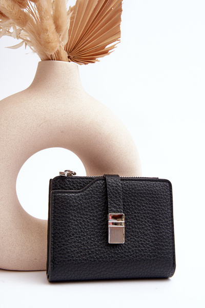 Dámská peněženka z ekokůže černá Lazara