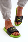 Chlapčenské Papuče 4FJMM00FFLIM043-72N Čierno-Zelené