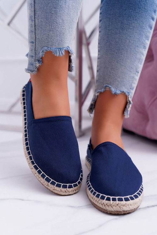 Dámské Espadrilky Big Star Tmavě Modré DD274A151
