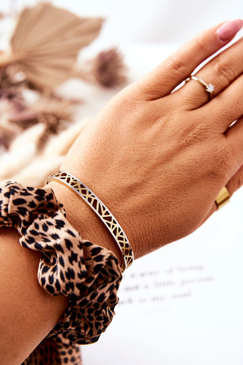 Ocelové zapínání náramku Gold Mannie