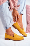 Žlté semišové topánky cintra