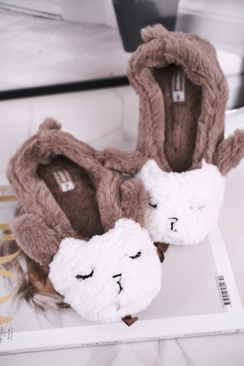 Dámske papiere kožušina hnedé ovce ben