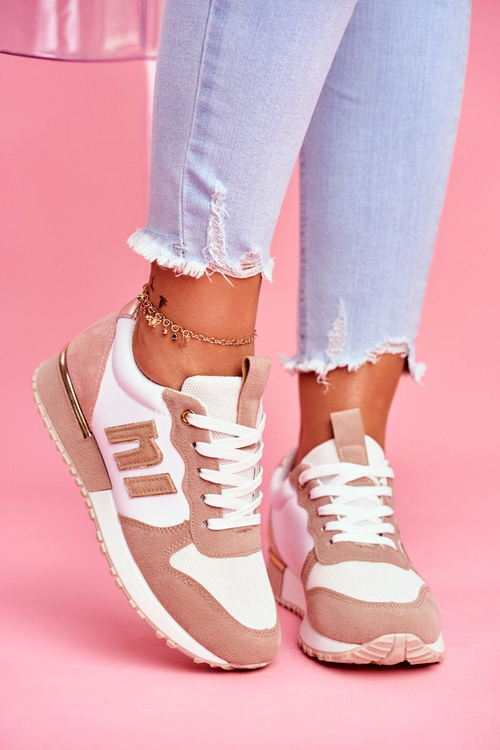 Dámská Sportovní Obuv Sneakers Béžové-Růžové Maddie