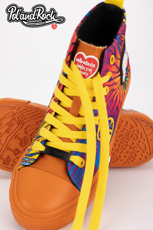 Tenisky Pol'and'Rock Festival X Big Star SS174502 Oranžové