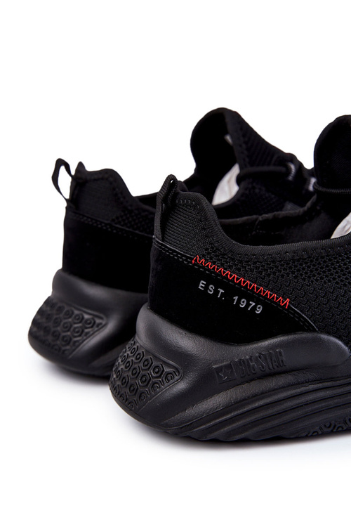 Pánská sportovní obuv Memory Foam Big Star KK174255 Černe