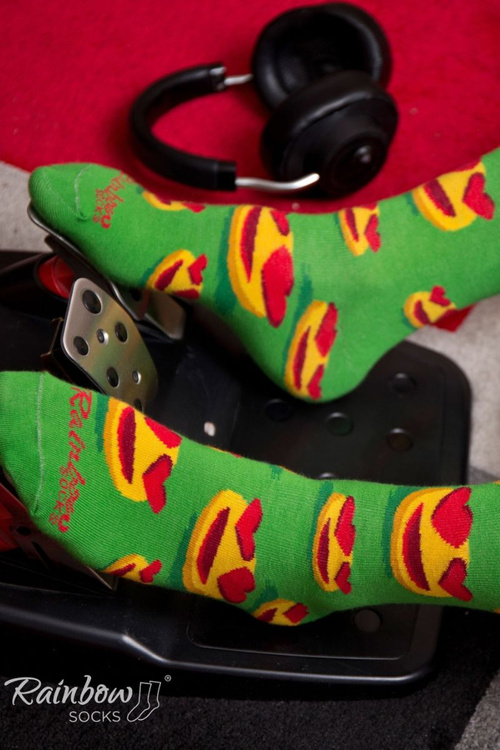 Duhové Ponožky Emotikony Brainy Smiley Lover 3 Páry