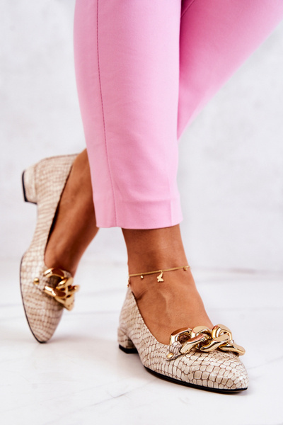 Elissabeth kožené kožené hadí čerpadlá